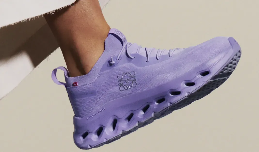Loewe and the sports brand On worked on a sneaker model