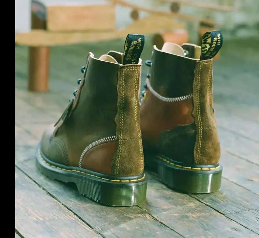 Dr. Martens has released a collection of shoes made from leftover leather