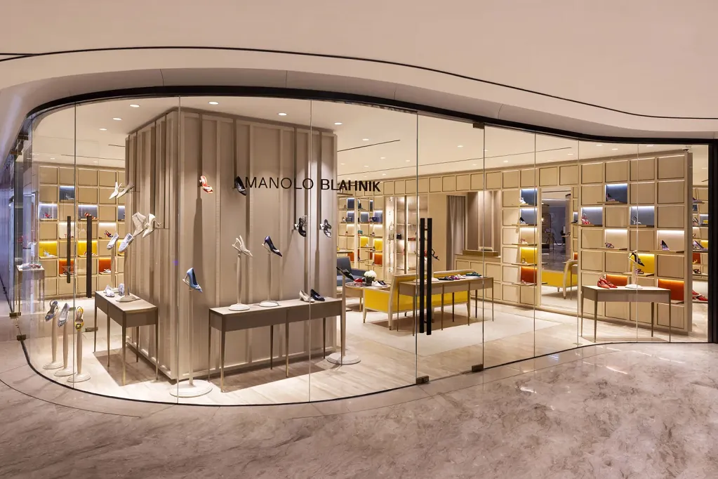 Manolo Blahnik opened its first store in Hong Kong