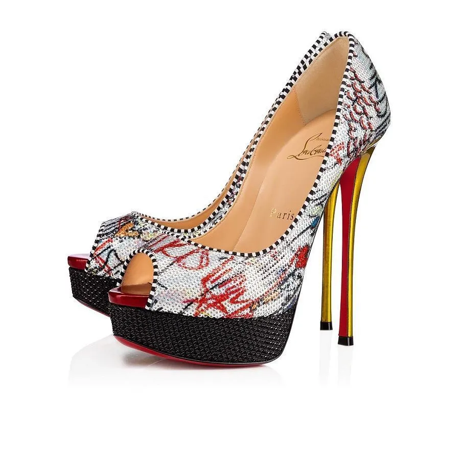 Louboutin paillette discount