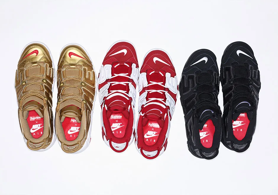 Nike air more uptempo supreme (2017) top